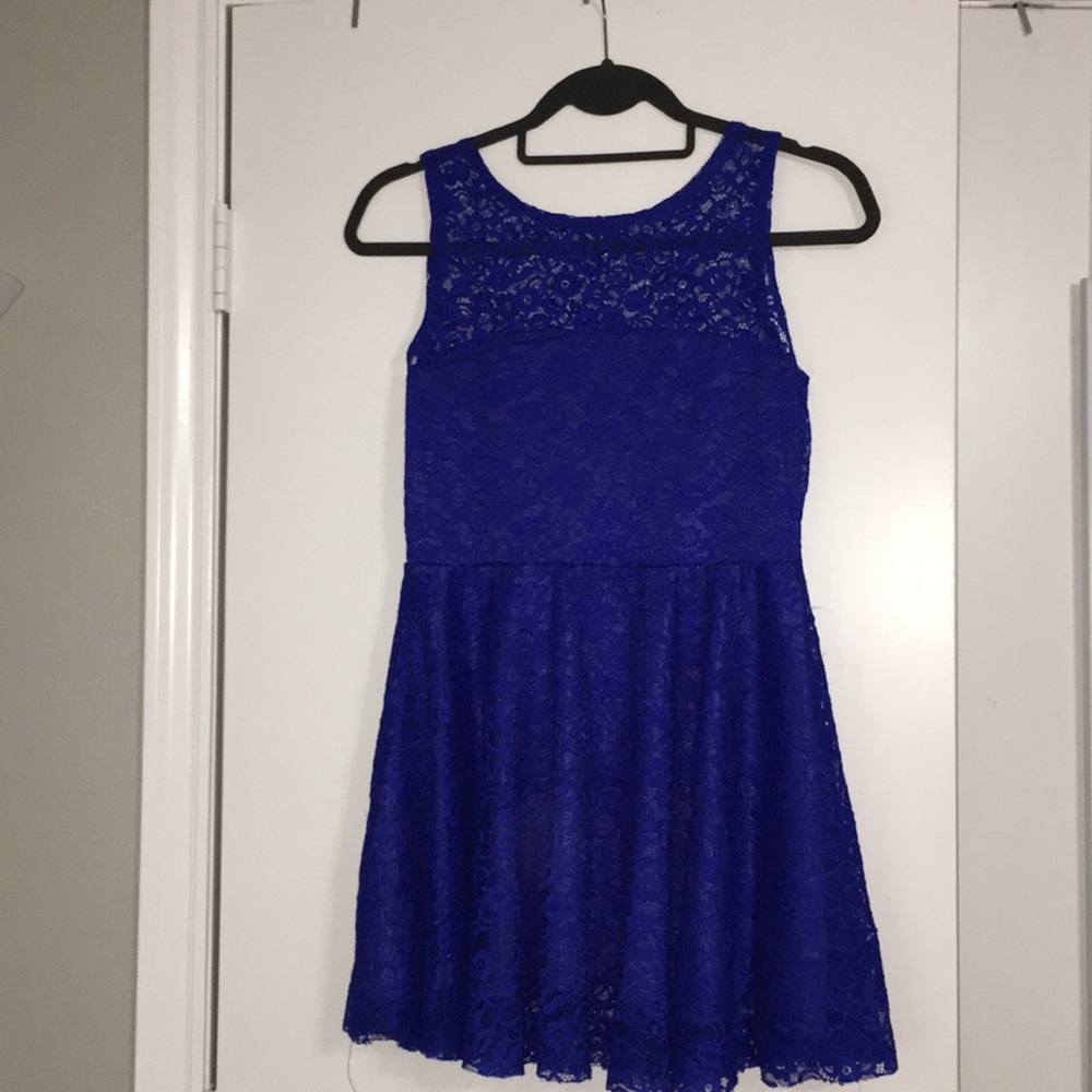 Blue dress